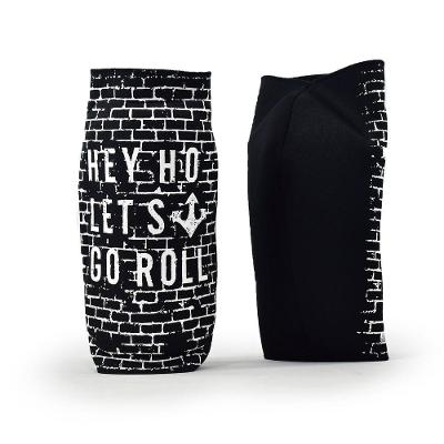Caneleira Go Roller P com Proteção Frontal em EVA 10mm e Chapa PVC Preto