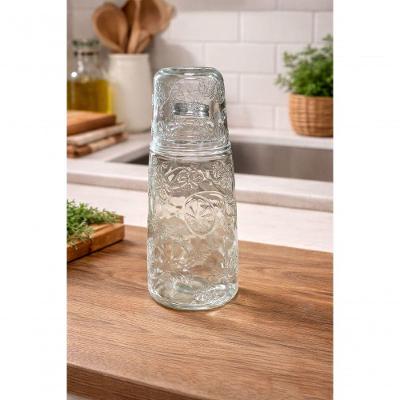 Moringa de Vidro Limone com Design Decorativo para Cozinha e Gourmet Transparente Yangzi 1100ML