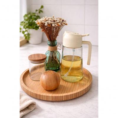 Galheteiro 2 em 1 Bico Dosador e Borrifador em Vidro para Cozinha Moderna 450ML Yangzi