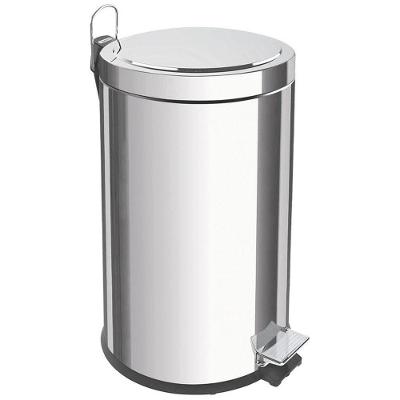 Lixeira Brasil 12L Aço Inox com Pedal e Balde Interno Removível Tramontina