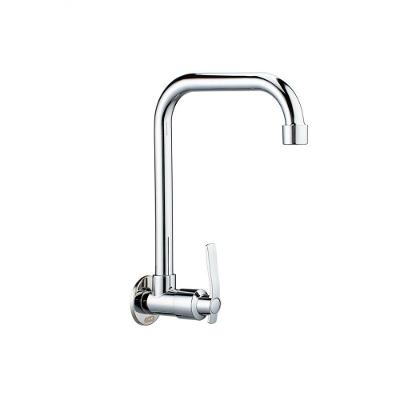 Torneira de Parede Eco Monocomando Bica Alta Aço Inox Acionamento Cerâmico Cromado
