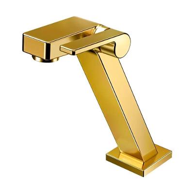 Torneira Docolstillo Bica Baixa de Mesa para Lavatório Ouro Polido Dourado Docol 6CM