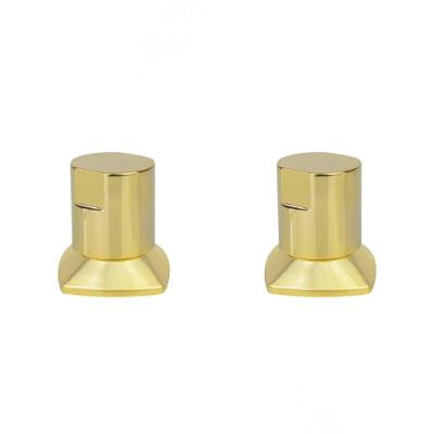 Acabamento para Registro Kit 02 Und Dourado Ouro Gold Encaixe Padrão Deca Docol 1-2 3-4 1 RR Metais