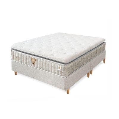 Colchão King Mola Firme Natural 2025 D65 193x203x28CM Branco Latex Foam