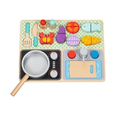 Cozinha de Brinquedo Tooky Toy Estimula Criatividade com Design Colorido e Educacional em Madeira 24