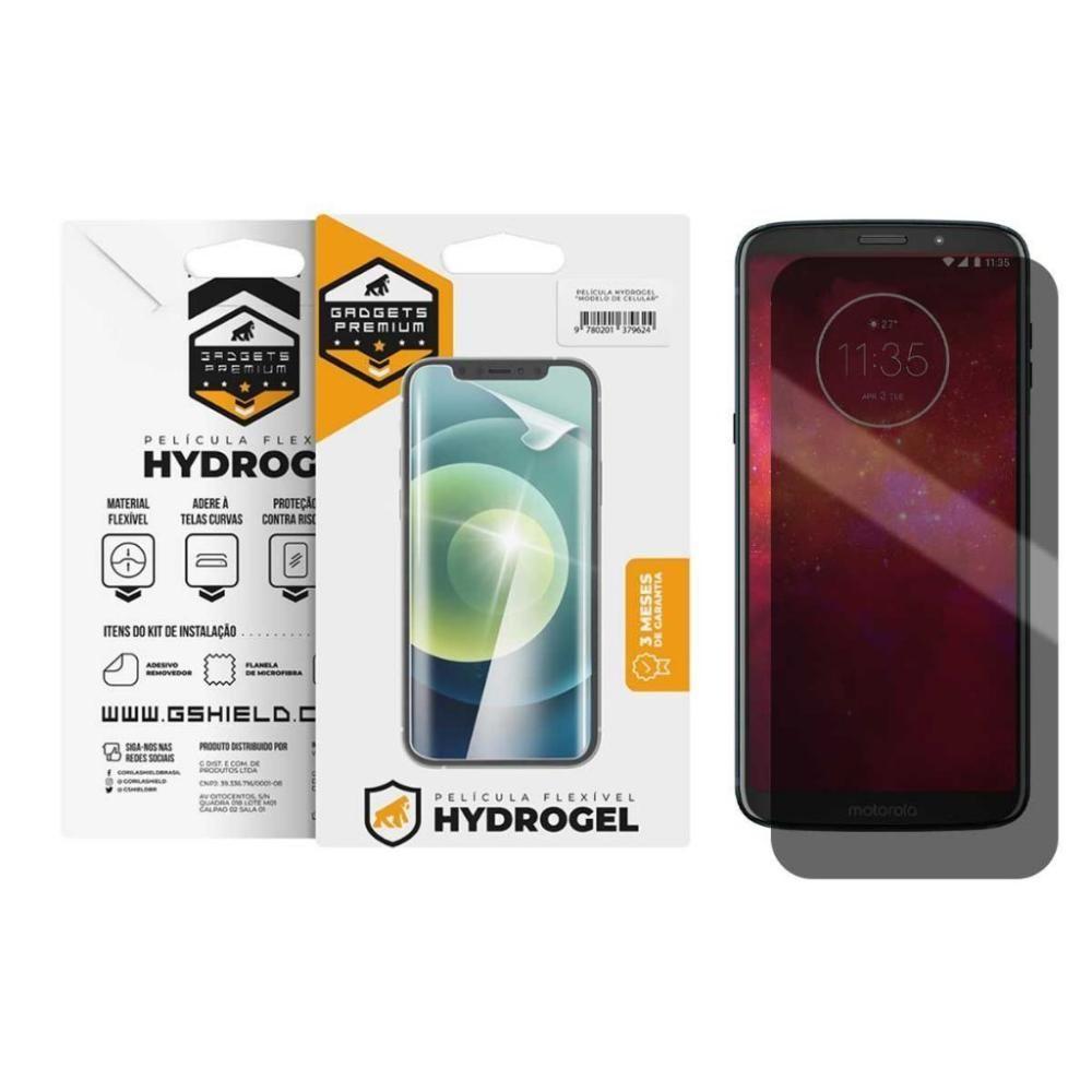 Película Privacidade Hydrogel Para Motorola Moto Z3 Play - Gshield - 1