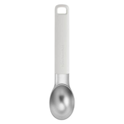 Colher Concha de Sobremesa Zinco e ABS Branco com Alça Integrada Kitchenaid