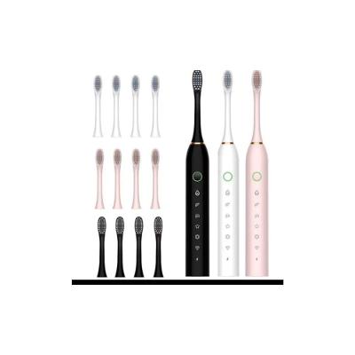 Escova de Dentes Elétrica Kz Utilidades Ipx7 com 6 Modos Bivolt Preto