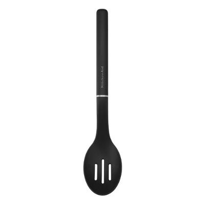 Colher Perfurada para Servir em Nylon e ABS Multiuso Resistente ao Calor 232°C Preta Kitchenaid