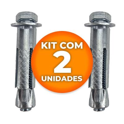 Chumbador Parabolt 5-16 X 2.1-4 com Parafuso Aço 2 Unidades Ferramentar