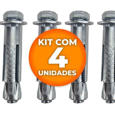 Chumbador Parabolt 5-16 X 2.1-4 com Parafuso 4 Unidades Ferramentar