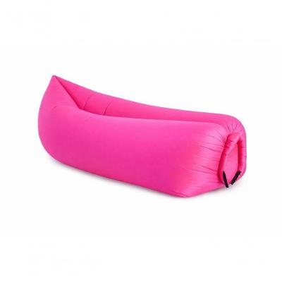 Sofá Puff Espreguiçadeira Canoa Inflável com Trava Rosa Jac Pack 175CM
