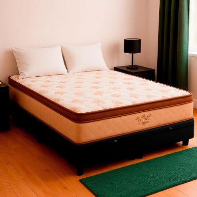 Cama Box com Baú Viúvo Bravus Four Season Pillow Top Molas Ensacadas Preto V-Store