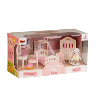 Brinquedo Fast Food Car Coelhinhos Bay Dream Zp01055 com Acessórios para Imaginação Luminus