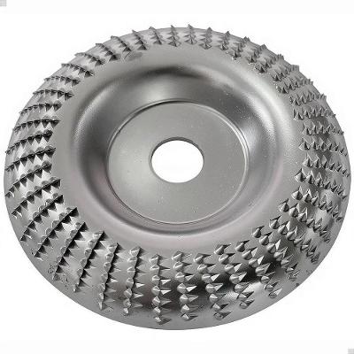 Disco Abrasivo para Esmerilhadeira de Escultura em Madeira com Dentes de Tungstênio 100MM Bivolt