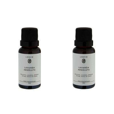 Óleo Concentrado L'envie Lavanda Absoluta Perfuma Ambientes 20ML 2 Unidades