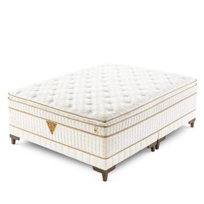 Colchão King Híbrido D45 com Pillow Top Euro Cobre Latex Foam