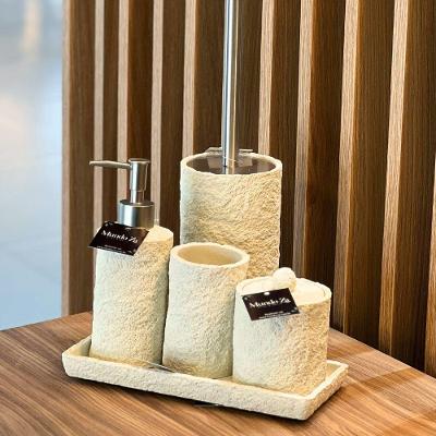 Porta Escovas Mart em Poliresina para Banheiro e Lavabo Mart 7CM