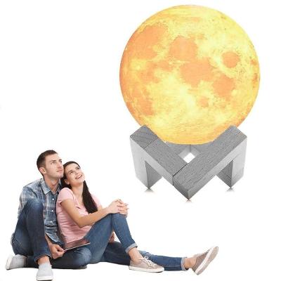 Umidificador Smart Tech Lua Purificador com Luz LED 3 Cores 5V Branco