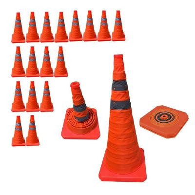 Sinalizador Portátil SU-CONE3-1 com Alta Visibilidade Laranja Leva Pro Pet 23CM 17 Unidades