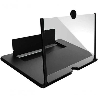 Amplificador De Tela Para Telefone Celular 3d De 12 Polegadas Preto