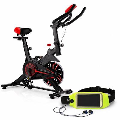 Bicicleta Ergométrica Spinning Ahead Sports 6kg Preto com Pochete Até 120kg