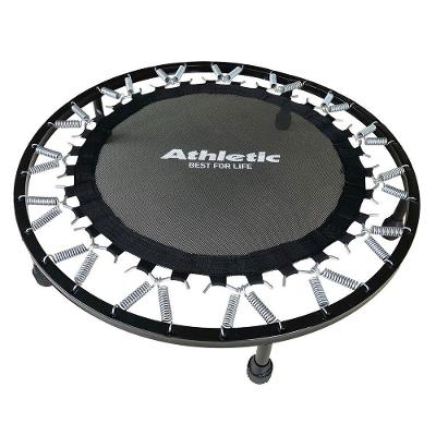 Mini Cama Elástica Jump Profissional Athletic 150kg 30 Molas Preto para Treino Intenso