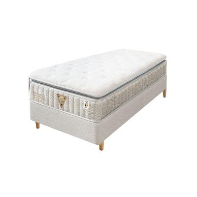 Colchão Solteiro King Híbrido D65 Malha Antialérgica 96x203CM Branco Latex Foam