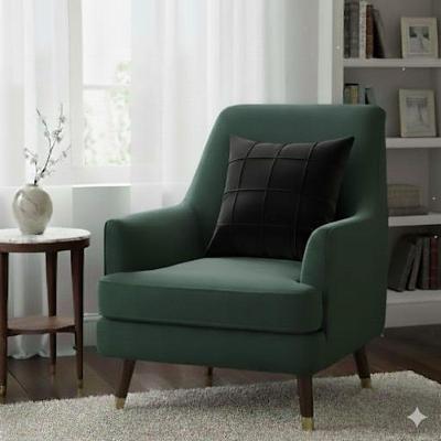 Capa de Almofada Suede Aveludada Quadriculada com Efeito Drapeado Preto Enxovais Ibitinga 45CM