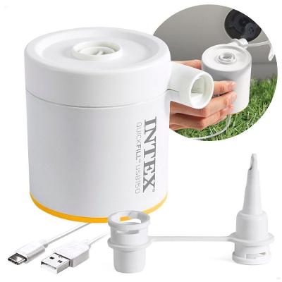 Bomba de Ar Elétrica Quickfill com USB 5V e 150L-min Branco Intex