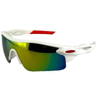 Óculos Esportivo 009181 Proteção UV400 Design Aerodinâmico Branco Lorben Ciclismo