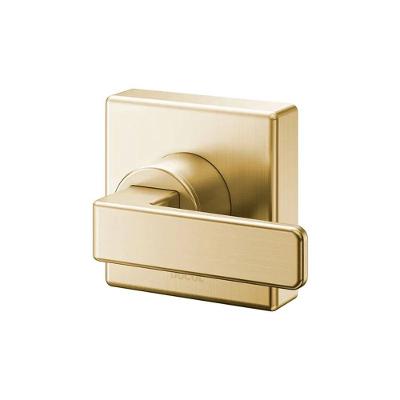 Acabamento para Registro de Chuveiro Docolstillo Docolbase com Volante em Alavanca Ouro Escovado