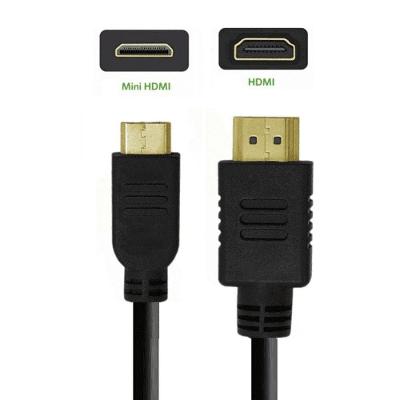 Cabo Adaptador Mini HDMI para HDMI com Transmissão 4K 60Hz 3 Metros