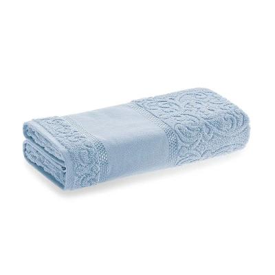 Toalha de Lavabo Visita Melina II 99% Algodão 480g-m² Macia Baby Blue Karsten
