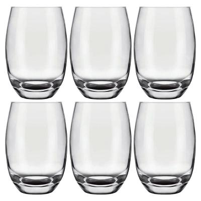Jogo de Copos Aruba Long Drink Cristal Transparente para Bebidas Nadir Figueiredo 465ML