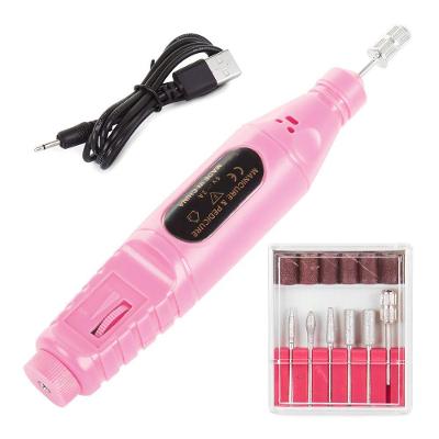 Lixadeira Elétrica Portátil Profissional Draik com Velocidade Variável 3.000 a 20.000 RPM Rosa