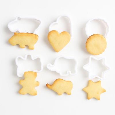 Cortador de Biscoito com 6 Moldes Plástico Atóxico para Massas e Fondant Smart Lions
