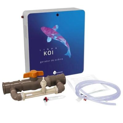 Gerador de Ozônio para Lagos Ornamentais KOI 60 com Tecnologia Avançada Inox Q1 Ambiental 220V