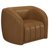 Kit Sofá 05 Lugares Para Sala 332 Cm Com 02 Poltronas Lazio M03 Couríssimo Whisky - Lyam Decor - 11