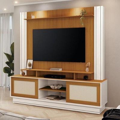 Home para Sala Antares 2 Portas 3 Prateleiras MDP MDF 180CM Off White
