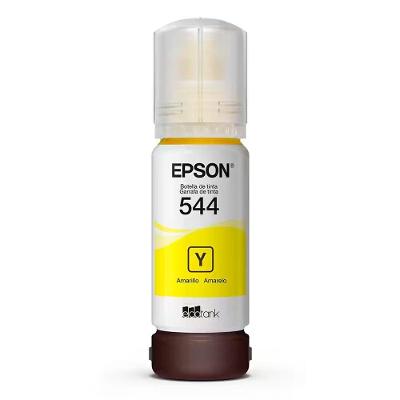 Refil de Tinta Epson T544 Amarelo com Alto Rendimento 7500 Páginas 65ML