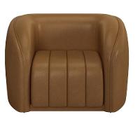 Kit Sofá 04 Lugares Para Sala 252 Cm Com 02 Poltronas Lazio M03 Couríssimo Whisky - Lyam Decor - 9