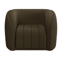 Kit Sofá 04 Lugares Para Sala 252 Cm Com 02 Poltronas Lazio M03 Veludo Marrom - Lyam Decor - 9