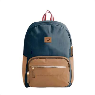 Mochila Wilson Mochila Casual Wilson Reforcada 42CM Azul e Marrom 25L Unissex