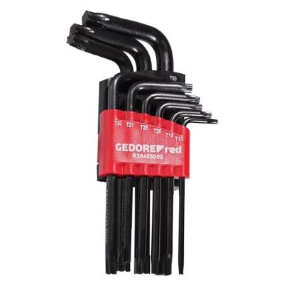 Chave Torx Jogo l 9pc S- Cabo R36405009 Aperto e Desaperto Acabamento Fosfatizado Gedore Bivolt