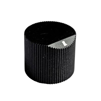 Knob KP-03 para Chave Potenciômetro Estriado Ou Liso Até 6,3mm com Parafuso Proesi 19CM