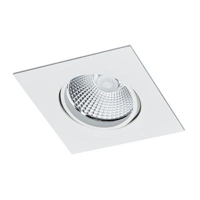Spot Dicroico Embutir Quadrado BL1084-1 com Foco Direcional Branco Bella 8.6CM