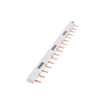 Barramento Bifasico S2F285B 80A 440VAC 16 Polos Distribuicao Segura Cinza Steck