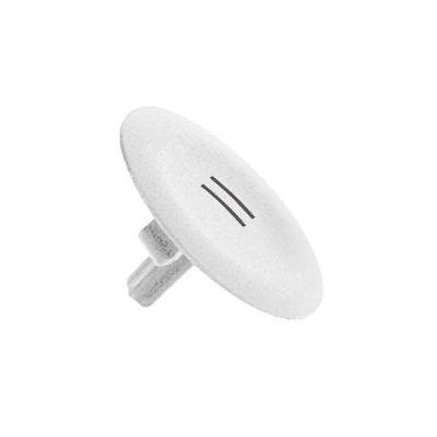 Pastilha com Gravação Branca II ZBA136 para Cabeçote de Botão Branco Schneider Electric