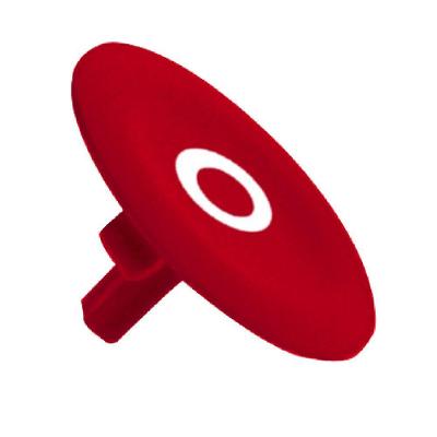 Pastilha com Gravação ZBA432 Vermelho para Cabeçote Schneider Electric